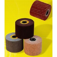 Non Woven Grinding Wire Drawing Abrasive Buffing Polishing Brush Wheel For Stainless Steel Metal